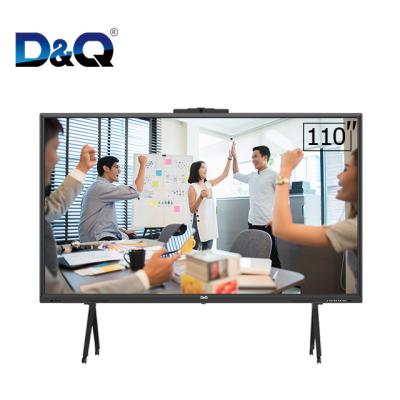 China cheap price 110 inch 4k ultra touch tv china interactive all-in-one interactive whiteboard online education equipment 110inches for sale