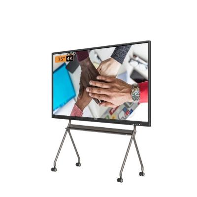 China Wholesale Aluminum Alloy Sight DQ Cheap Interactive Whiteboard Digital Flat Panel With Android 8/10 System Smart Classroom Solution for sale