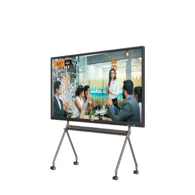 China Smart Digital Led Flat Screen 65 Inch Interactive Whiteboard Prices Multi Functional DQ Interactive Touch Screen School for sale