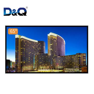 China Indoor Android Industrial Application Commercial Ads Display Screen Advertising Display 65 Inch Wall Mount Digital Advertising Display for sale