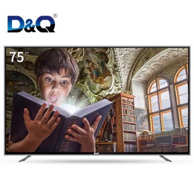 China Hotel TV China Manufacture 75 Inch 4k TV Smart High Definition UHD Big Screen Digital Television Led LCD Television for sale