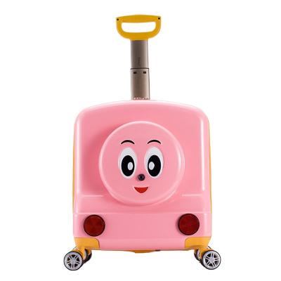 China Portable PC Kids Luggage Trolley Cases Kids Hard Shell Suitcase For Travel Travel Popular Custom Design Travel Trolley for sale