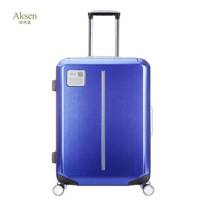 China Good Quality PC Luggage Suitcase PC Business Traveling Suitcases With Password Lock for sale