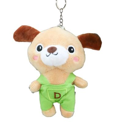 China Plush Toy Dog Key Chain With Clothes Plush Key Chain Cheap Soft Stuffed Plush Toys Factory Wholesale Custom Supply The Lovely for sale