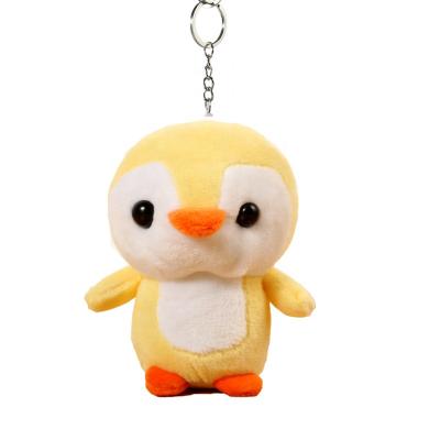 China Colorful Animal Promotional Toy Penguin Gift Plush Penguin Key Chain For Decoration Stuffed Mini Plush Penguin Toy Key Chain Key Ring for sale