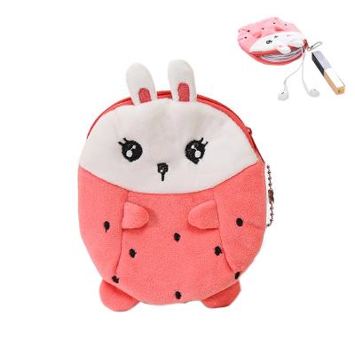 China 2020 Fashion New Cartoon Design Animal Purse Lovely Plush Purse Mini Key Purse Cartoon Wallet Bag Custom Cute Coin Pendant Bag for sale