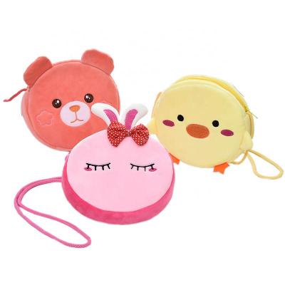 China Children's Latest Fasion Cross - Body Purse OEM Custom Animals Cute Single-Shoulder Bag Plush Kids Handbag Purse Unicorns Messenger Bag for sale