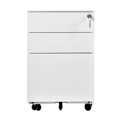 China Adjustable (other) hot sale commercial office furniture metal mobile pedestal A4 file document storage metal filing cabinet for sale