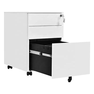 China Adjustable (other) made in China exquisite workmanship commercial furniture 3 drawer mobile file cabinet for sale