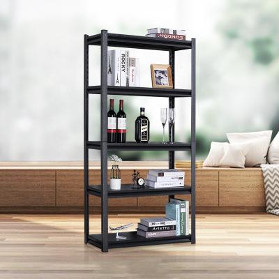 China Modern Fashion Hot Sale Boltless Shelves Black four-layer kitchen rack set for sale