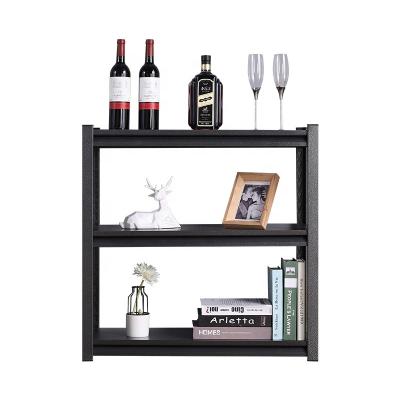 China Modern New Design Fashion Hot Sale Boltless Shelves Black rack metal for sale