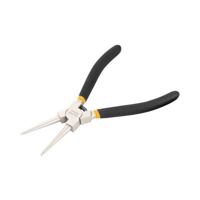 China TOLSEN 10077 Straight Internal Steel Circlip Pliers 180mm Internal Circlip Pliers for sale