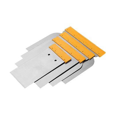 China High Quality TOLSEN 40008 Tool Steel 4pcs Putty Knife Wall Scraper Set With Plastic Handle for sale