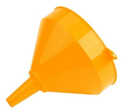 China TOLSEN 65232 Yellow Mini Plastic Oil Funnel 65232 PP 250mm Big for sale