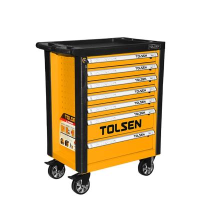 China TOLSEN 80307 7 Drawers 54kgs Material Tool Roll Cabinet 765*465*976mm for sale