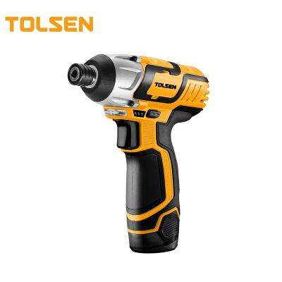 China TOLSEN 79025 12v 2400rpm 100nm Cordless Cheap Drills Power Tool Impact Drill 79025 for sale