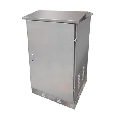 China Metal 450*600*800mm Outdoor Rack Floor Stainless Steel Cabinet Waterproof Network 15U Rain Proof Monitor Power Amplifier Switch Box for sale