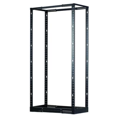 China Metal Network Server Rack Open Frame Rack 12U/18U/22U/27U/32U/37U/45U/47U 4 Posts 2 Posts WITHOUT PDU Cable Management Patch Panel Brush Panel shelf for sale