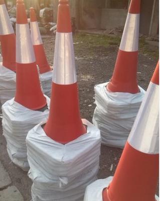 China PE cone, traffic cone 50cm/75cm/100cm high quality with lowest cost for sale