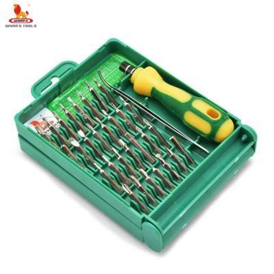 China Comfortable Handle 32pcs Multi Precision Screwdriver Bits Screwdriver Tool Kit Kit for sale