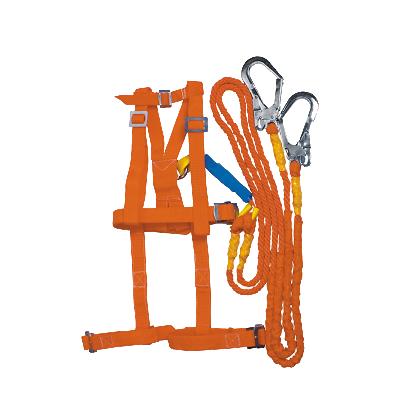 China Rescue High Strength Safety Rope Climbing Harness Belt Adjusting Full Body Construction Climbing Industrial Hanging Safety Belt for sale