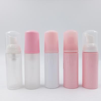 China 50ml 100ml 120ml 150ml Cosmetic High Quality Matte Rose Gold Hand Soap Dispenser Wash Detergent Foam Pump Bottle for sale