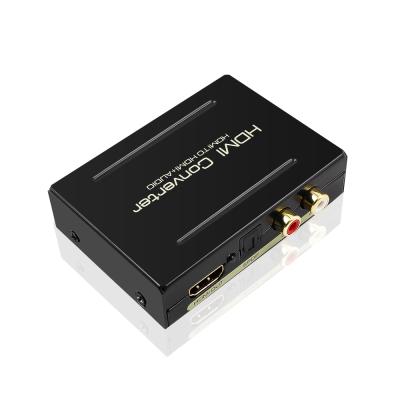 China COMPUTER 1080P HDMI to SPDIF RCA L/R Extractor Converter Optical Analog Audio Splitter for sale