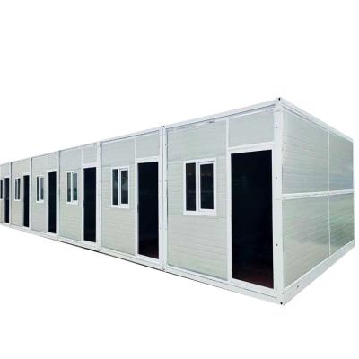 China Folding Camping Headquarters 40ft Modular Prefab Tiny Foldable Tiny House Container Home 20ft Assembly Quick Build for sale