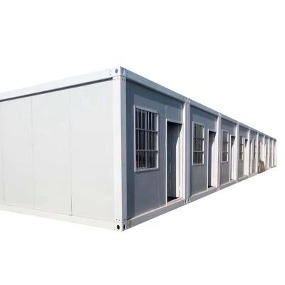 China Fast Assembly Prefab Low Cost China Cheap Folding Expandable Luxury Flat Pack Container House For Living Office Camp Use zu verkaufen