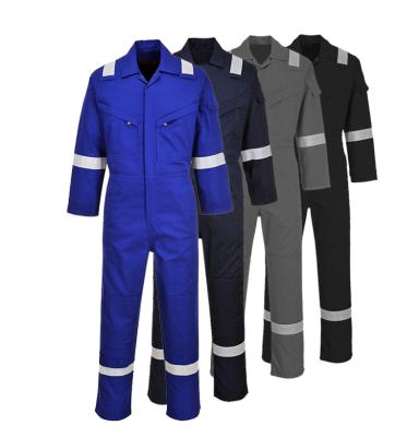 China Reflective brand onesie jumpsuits manufacturers direct sales cotton wash sleeve workwear long a variety of occasions workwear for sale