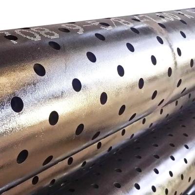 China Construction worksÂ   perforated casing metal pipes for pipe-core wire wrapped well screens for sale