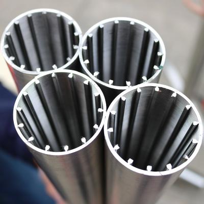 China Industry ISO9001 99% Sorts Filtration Filter Mesh Wire Wrapped Liquid Filter SS316L Perforated Stainless Well Screen Casing Pipe Water for sale