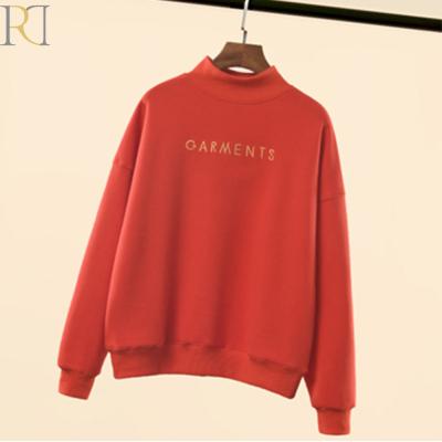 China Wholesale Women's 100 Cotton French Terry Pullover Anti-Shrink Sweatshirt for sale