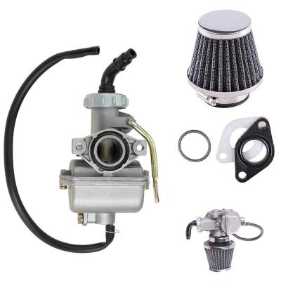 China Practical HDMP PZ20 20mm Motorcycle Carburetor Carburetor Quad Go Kart UTV Coolster Roketa Taotao ATV Carbureto carbu000rador Racing Carburetor with Air Filter Kit Fits for sale