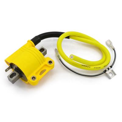 China Rubber+electronic Racing Components HDMP Performance NIBBI Ignition Coil High Speed ​​Yellow Color Fit For 4T Carburetor Motorcycle Dirt Bike Accessories for sale