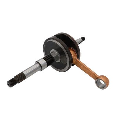 China Iron Motorcycle DIO50 AF27 AF28 14mm Crankshaft With Connect Rod For Honda 2 Stroke 50cc DIO 50 Crank Shaft Spare Part for sale