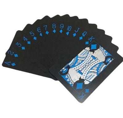 China Plastic Hot Selling Amazon Customized PVC Game Cards Poker Set Good Quality Poker Cards for sale