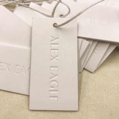 China Viable New Custom Designs Brand Logo Key Tag Fabric Jewelry Fancy Paper Card For Apparel for sale