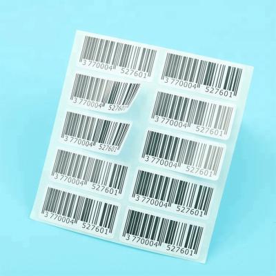 China Wholesale Factory Cheap Price Waterproof Customized Customization Printing Paper Barcode Stickers for sale