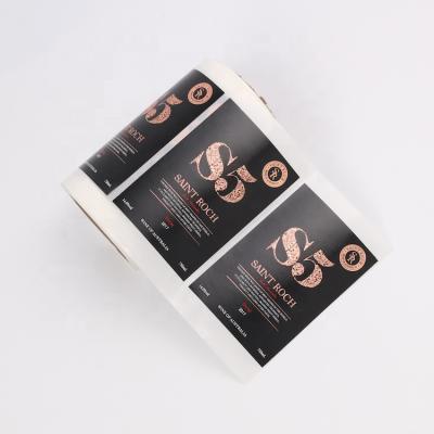 China Luxury Roll Color Printing Sticker Waterproof Custom Waterproof High Quality Labels for sale