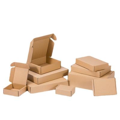 China Low MOQ Biodegradable Empty Gift Box Wholesale Custom Export Kraft Paper Foldable Printing Cardboard Box For Packaging for sale