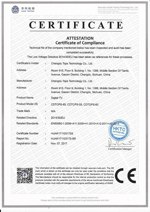 CE-LVD - Chengdu Tops Technology Co., Ltd.