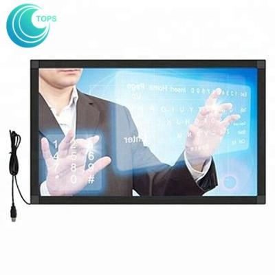 China Black Interactive Multi Infrared Touch Frame With USB , 26 Size - 84 Size for sale