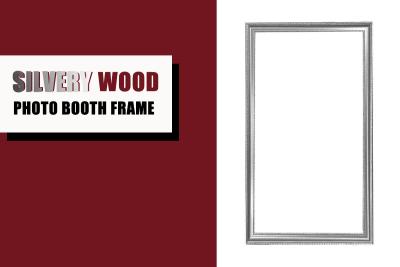 China European Style Wooden Photo Booth Frame Solid Wood Material Customized Designs for sale