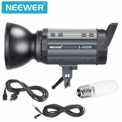 China Luz Monolight - 400W GN.60 5600K del estroboscópico del flash del estudio de Neewer con el modelado de la lámpara, construcción de la aleación de aluminio (S400N) en venta