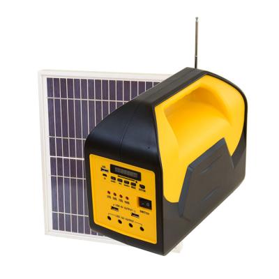 China Engrgy Mini Home Solar Panel Power Home Green System Solar Light Kits With FM Mobile Radio USB Charger Solar Energy System for sale