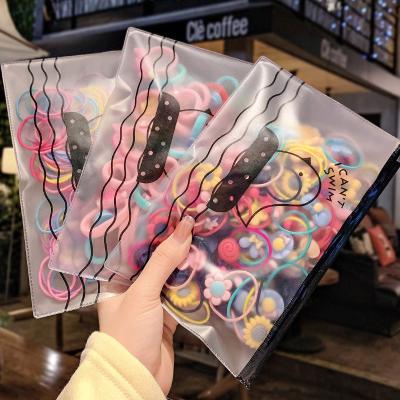 China 20 Pcs Fashionable Resin Elastic Hair Bands Hair Bands Small Hair Bands Elastic Hair Band Girl Head Ties for sale