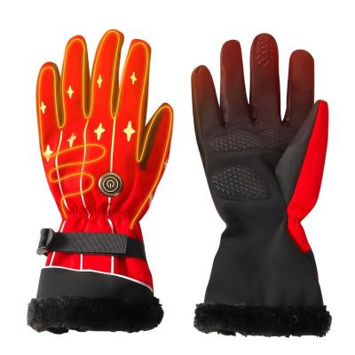 China Lots Spot Goods Outdoor Chargeable Electrifed Battery Heating Usb Heated Thermal Mittens For Winter for sale