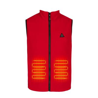 China Hot Selling Anti-Wrinkle Anti-Pilling Polyester Anti-Shrink Battery Operated Heated Sweat Vest With Battery for sale