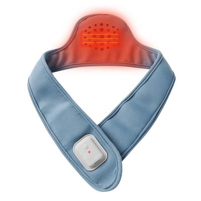 China Adult Graphene Therapy Neck Heater Wrap Microwavable Far Infrared Pad For Pain Relief Two Adjustable Temp Control for sale